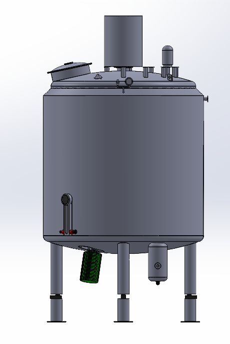 Ribbon Blender Mixer Alternate View